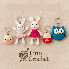 🎁✨ باك 5 دمى كروشيه يدوية - مجموعة كاملة لعشاق التميز ✨🎁