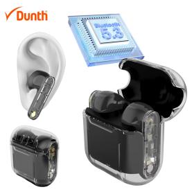 Écouteurs sans fil bluetooth, écouteur mains libres, couleur noir DUNTH DU-T151